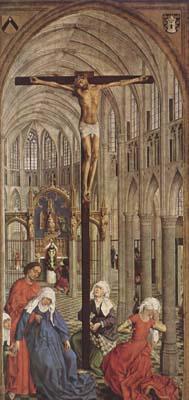 Rogier van der Weyden Crucifixion in a Church (mk08) oil painting image